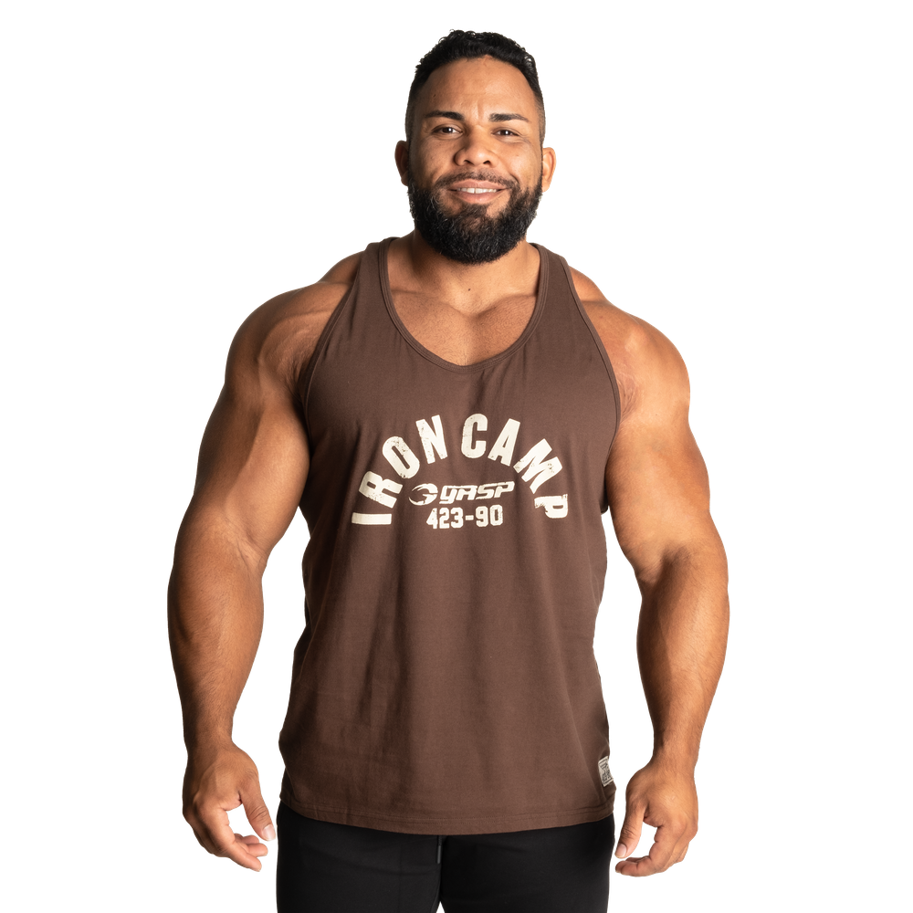 Gasp Throwback Tank Timber