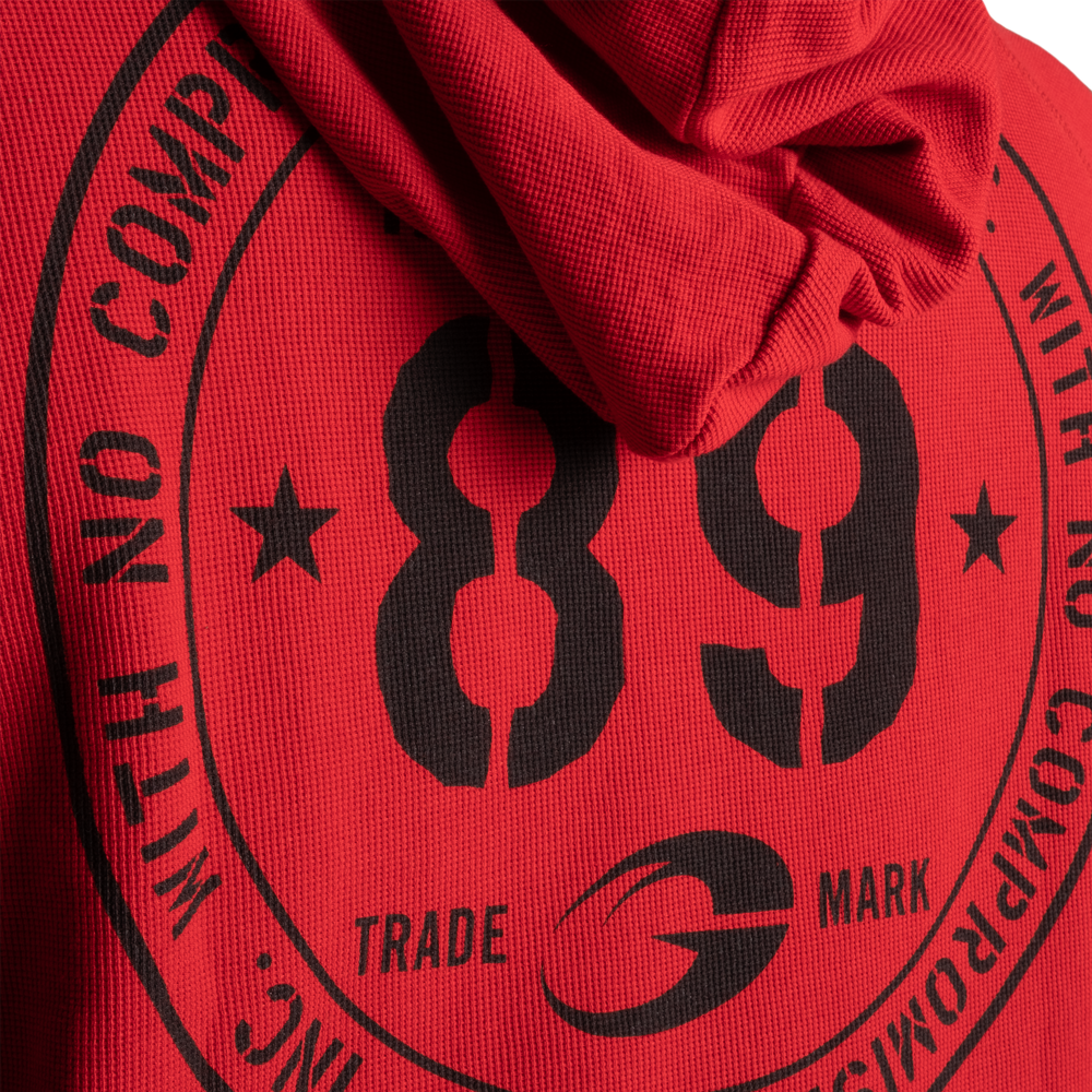 Sweat à capuche thermique Gasp SL rouge chili