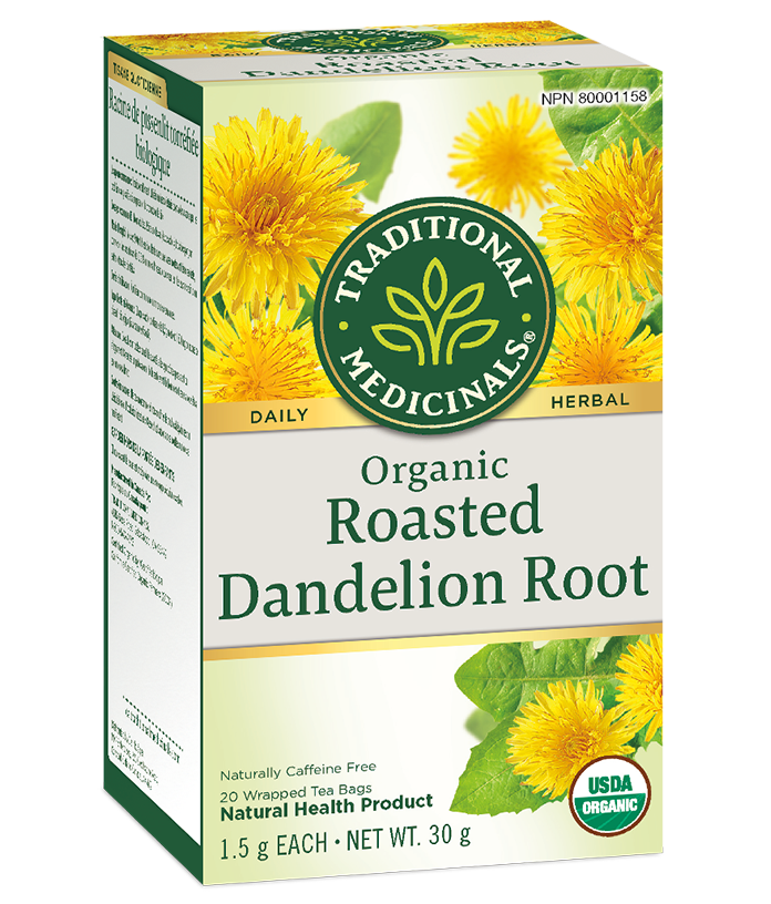 Traditional Medicinals - Roasted Dandelion Root - 16 tea bags