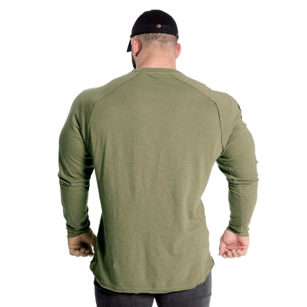 Gasp Throwback LS Tee Washed Green
