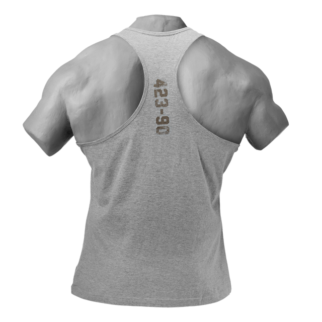 Débardeur rétro gris chiné Gasp