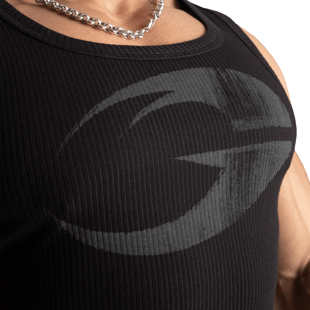 Gasp Original Ribbed Tank Black