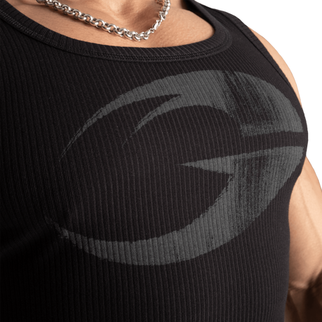 Gasp Original Ribbed Tank Black