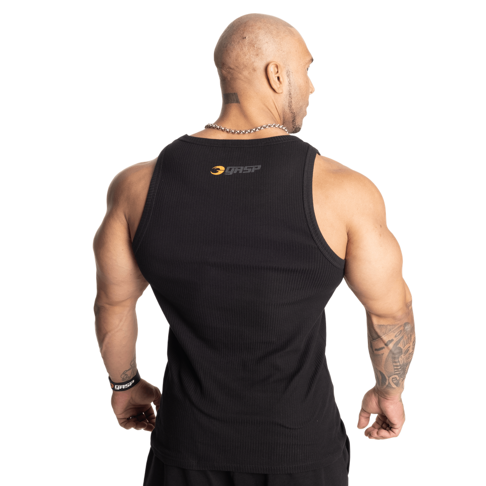 Gasp Original Ribbed Tank Black