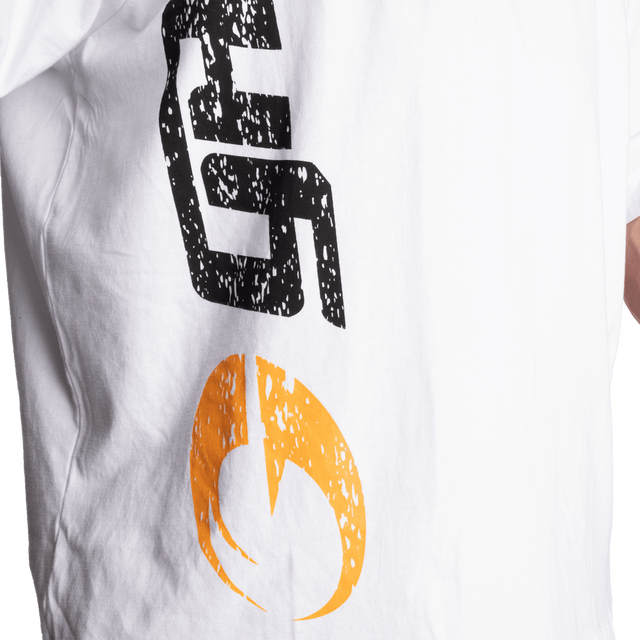 T-shirt Gasp Iron blanc