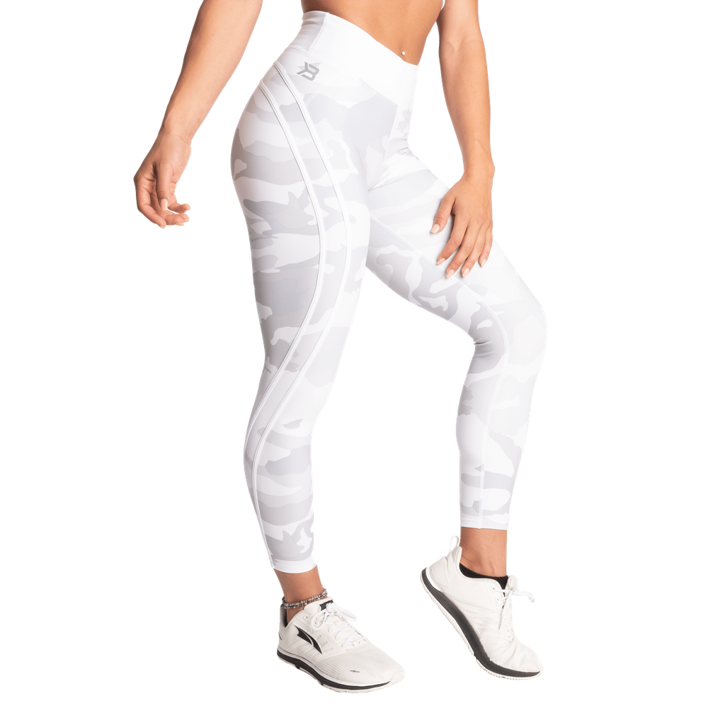 Collants montants camouflage BetterBodies blancs