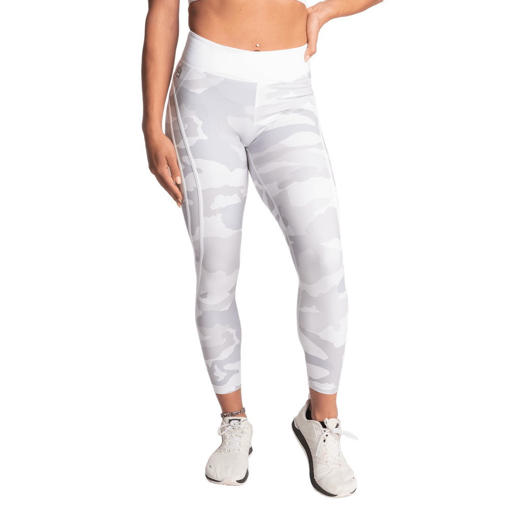 Collants montants camouflage BetterBodies blancs