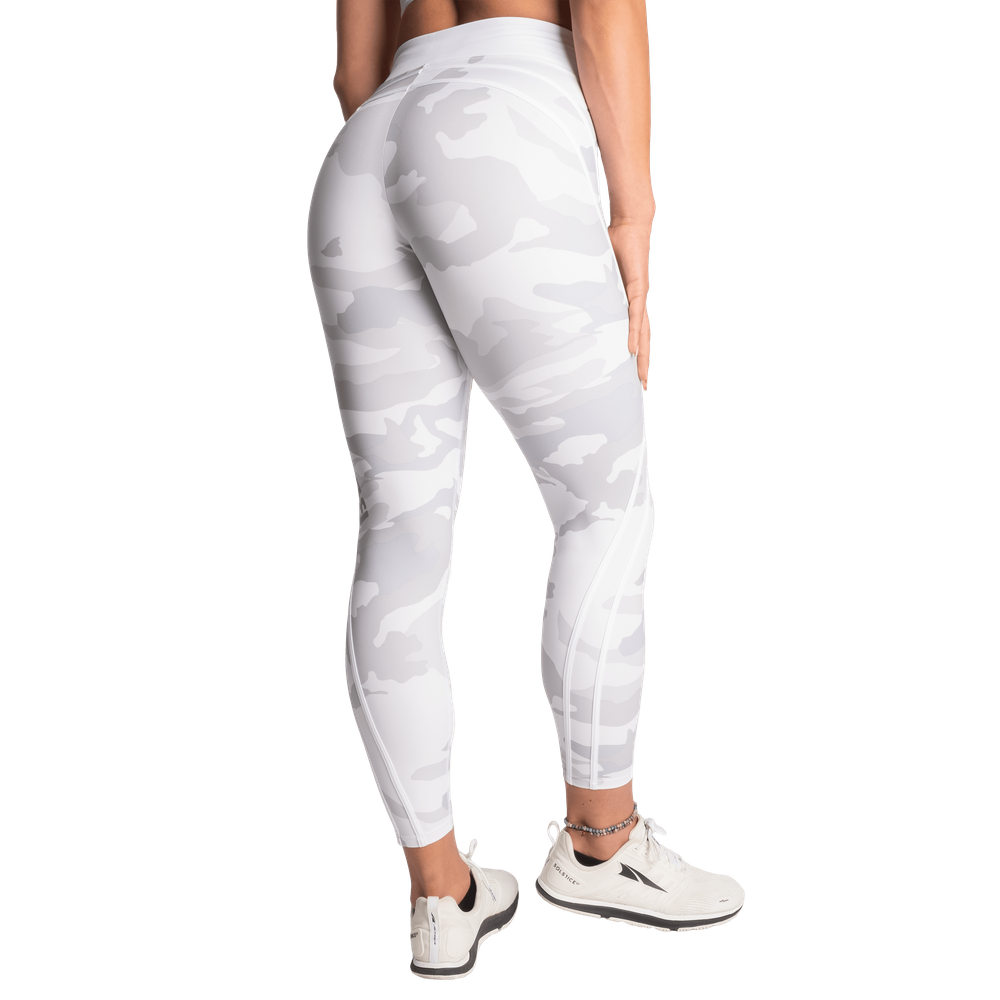 Collants montants camouflage BetterBodies blancs