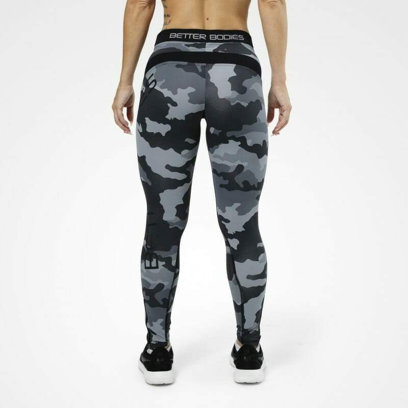 Collants longs camouflage BetterBodies gris camouflage