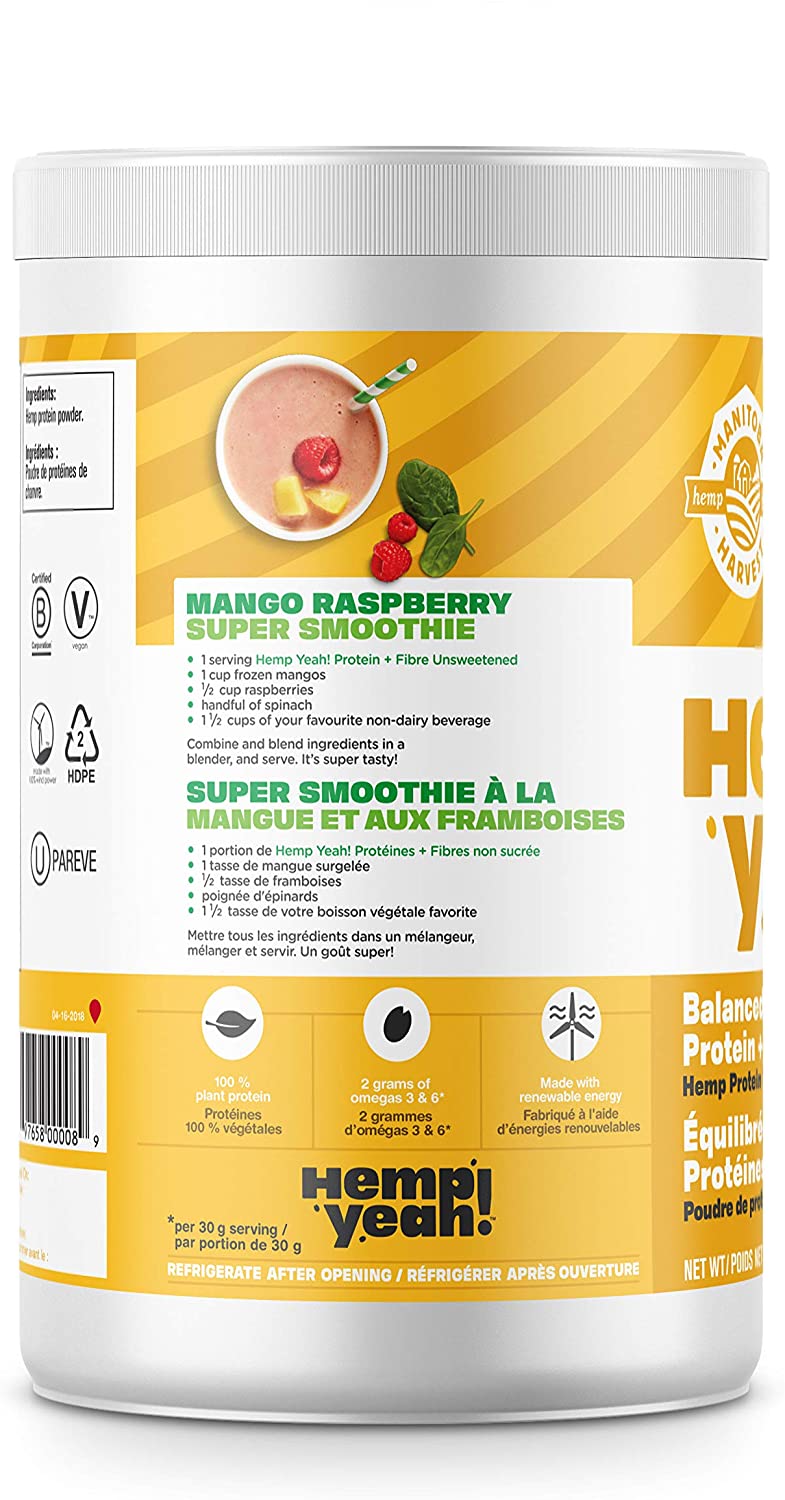 Hemp Yeah! - Balanced Protein + Fiber - 454g