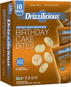 Drizzilicious - Mini Rice Cakes Bites - Pak 10