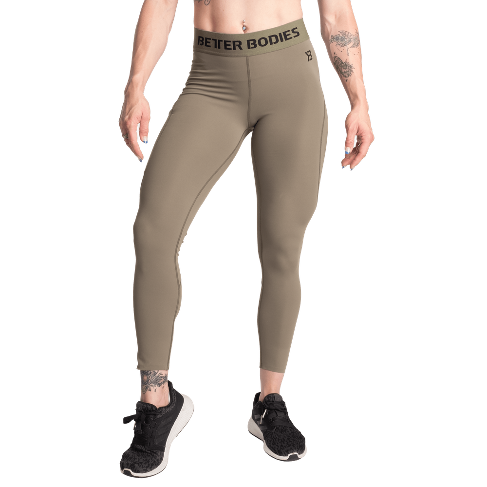 Collants BetterBodies HighBridge vert délavé