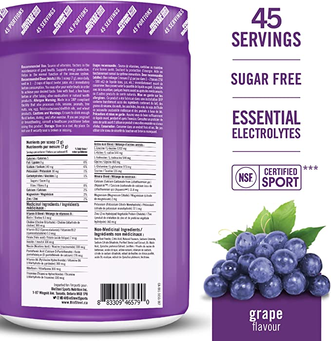 BioSteel Sport Hydration + Electrolytes 315g