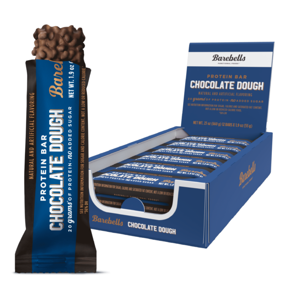 Barebells protein bar chocolate dough box 12