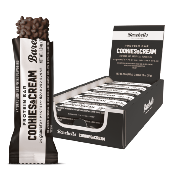 Barebells protein bar cookie&cream box 12