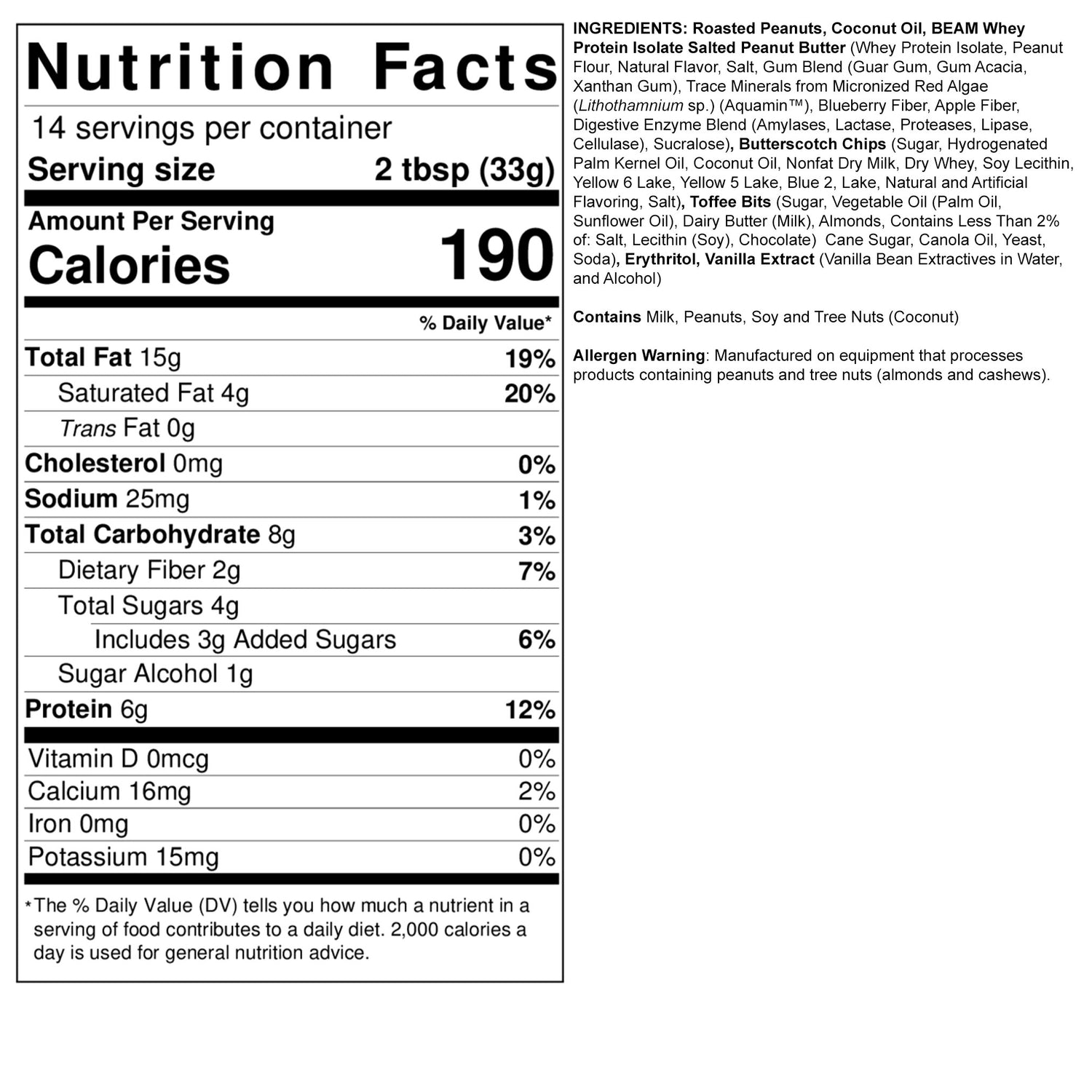 Fit Butters - Healthy Nut Butters 16oz