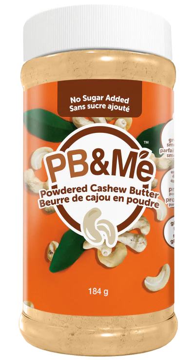 PB&Me - Beurre de noix de cajou en poudre - Sans sucre ajouté 184 g