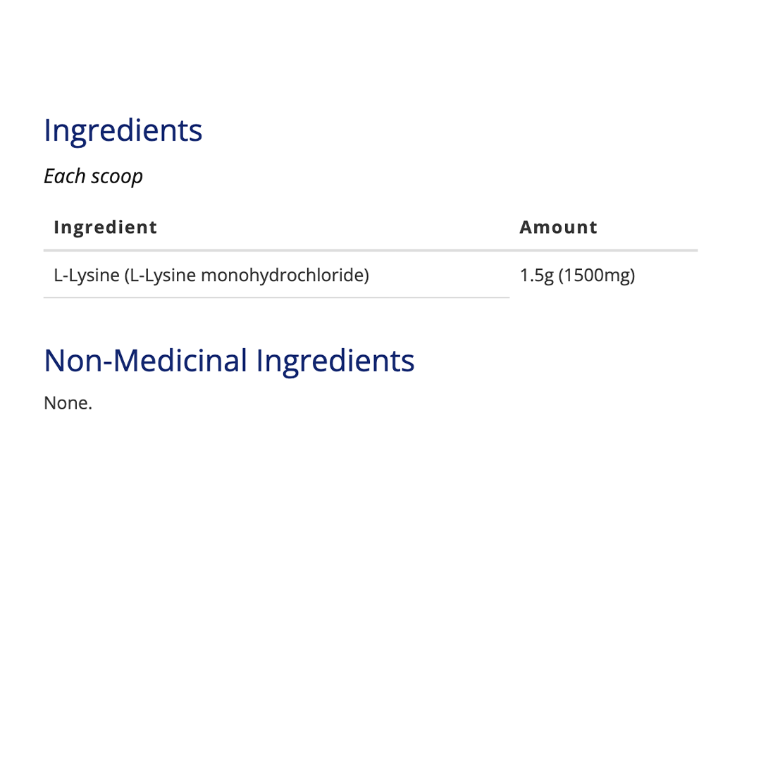 CanPrev - L-Lysine - 300g