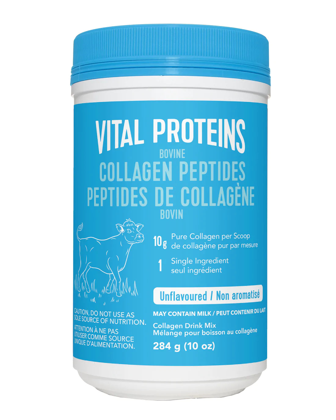 Protéines vitales - Peptides de collagène bovin - 284 g sans arôme