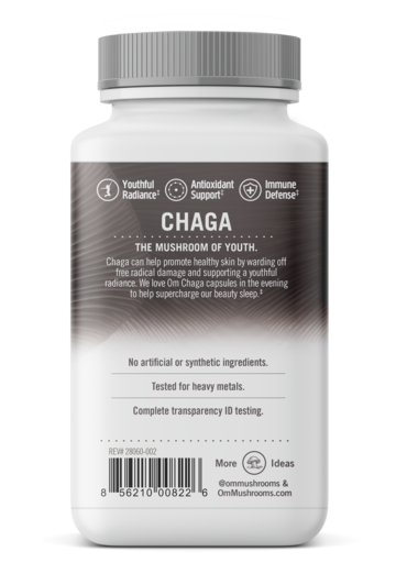 OM Mushroom Superfood - Chaga Mushroom Superfood Daily Boost Capsules - 75Vcaps