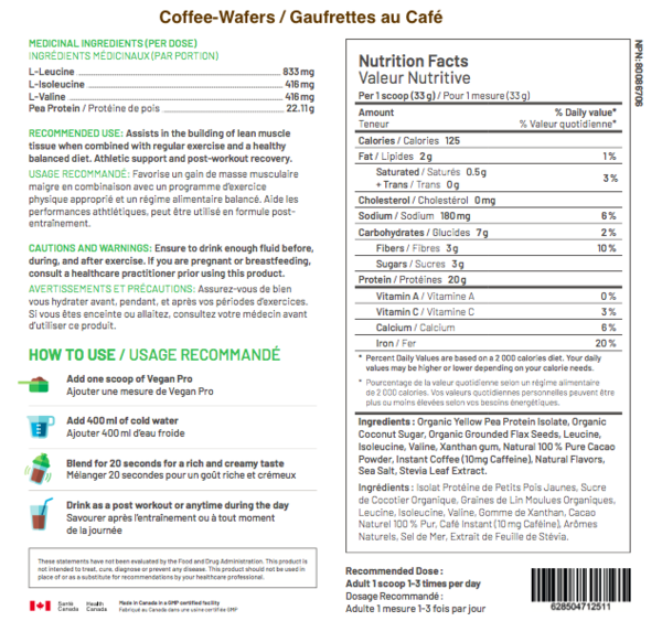 Raw Nutritional Vegan Pro 908g