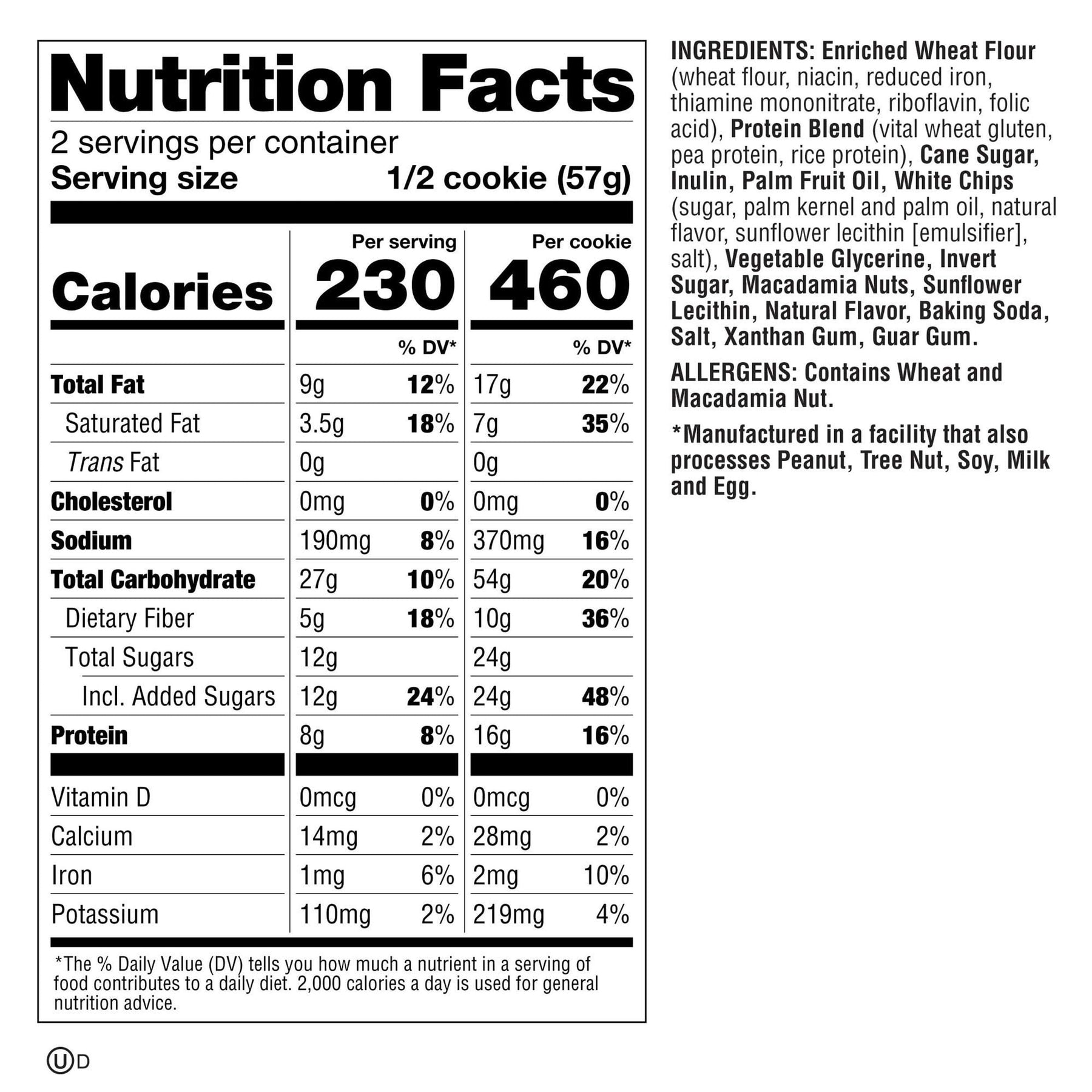 Lenny and Larrys - The Complete Cookie - 113g