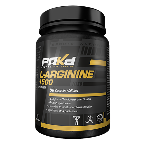 Pakd Nutrition Sportive - L-Arginine - 90 gélules
