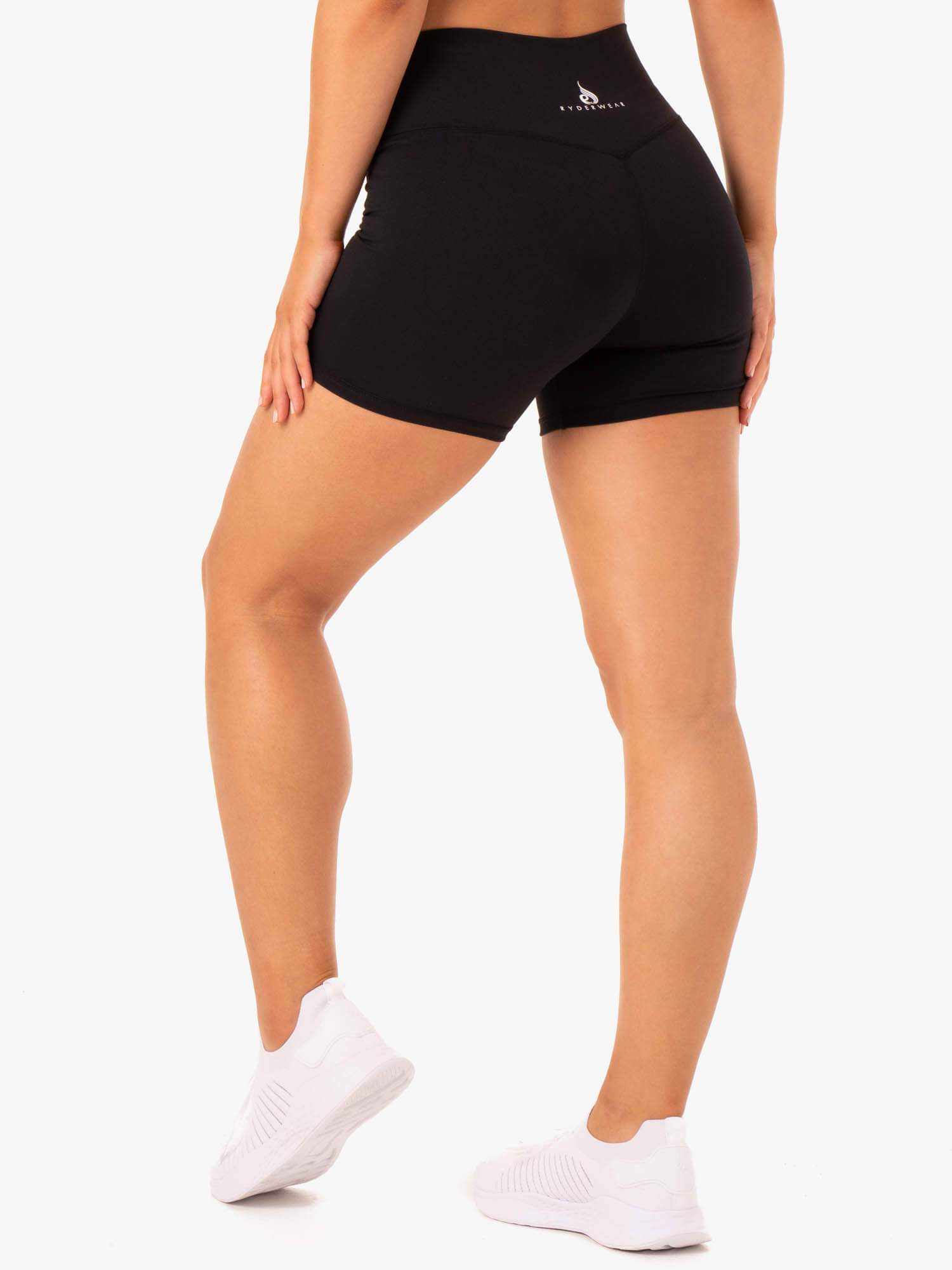 Ryderwear Base High Waisted Shorts Black