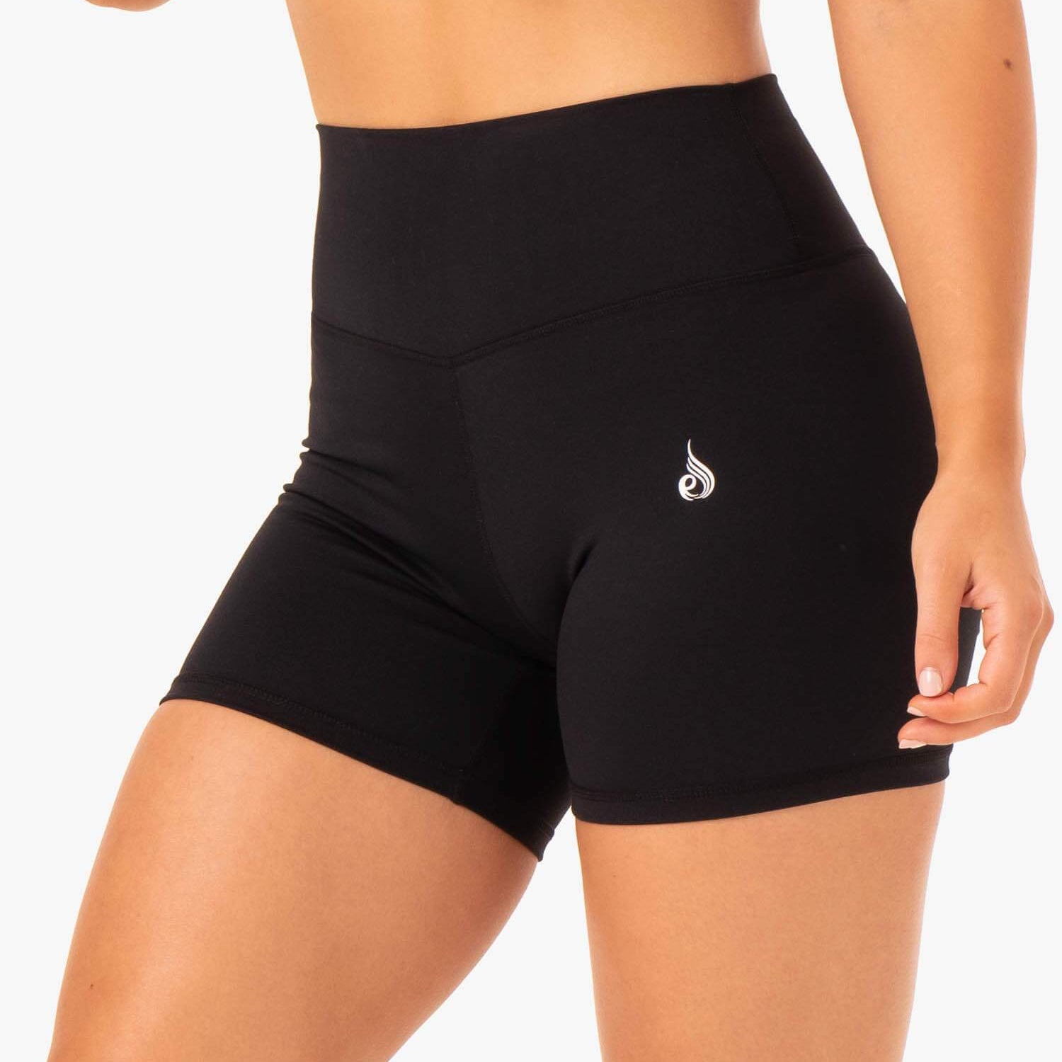 Ryderwear Base High Waisted Shorts Black