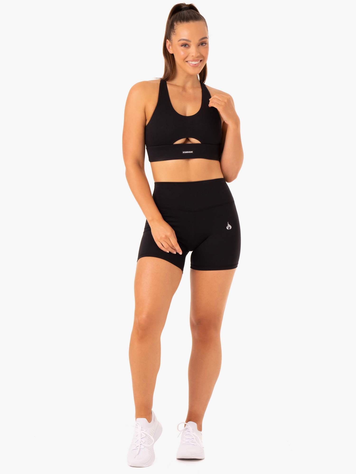 Ryderwear Base High Waisted Shorts Black