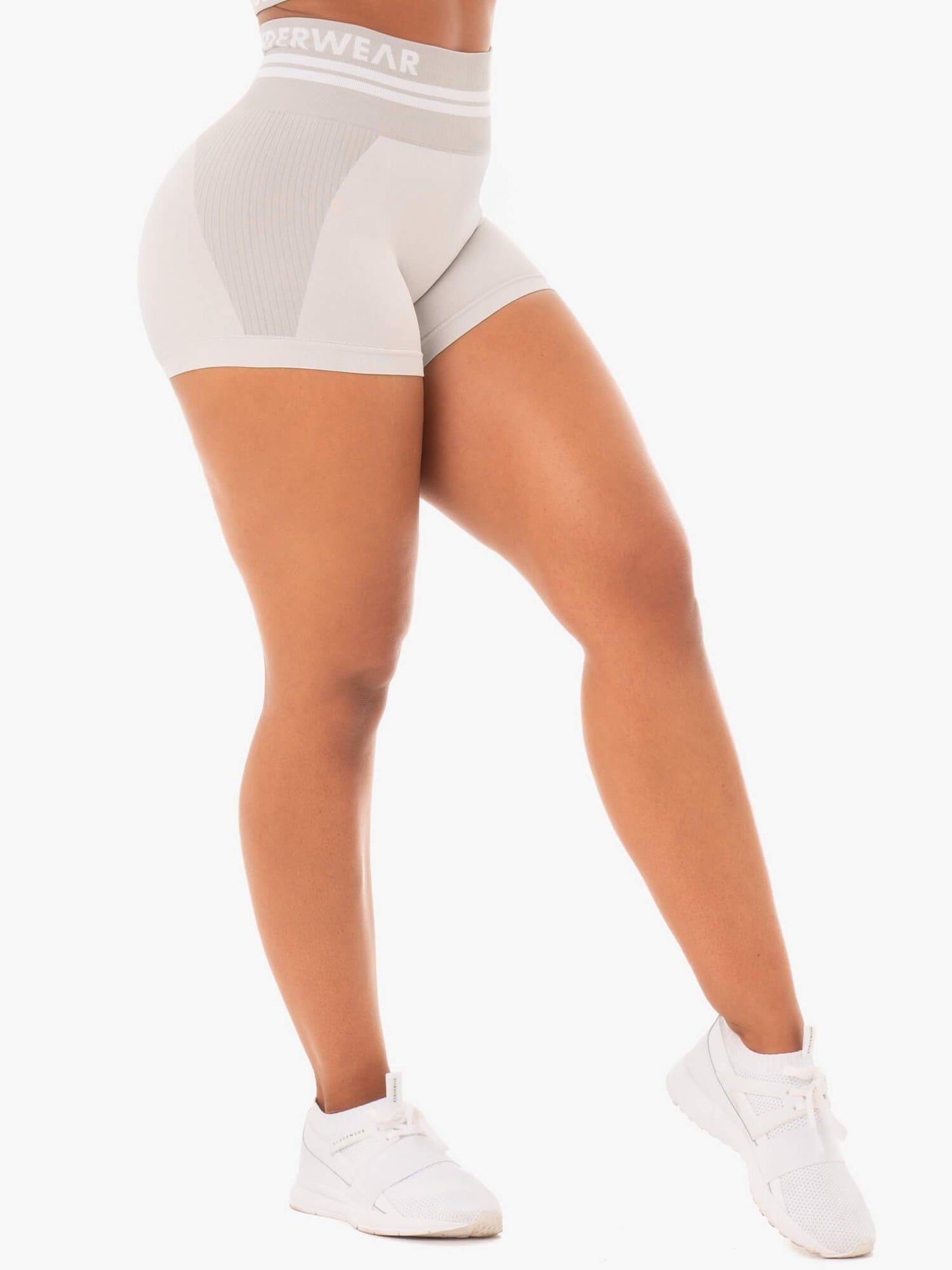 Short taille haute sans coutures Ryderwear Freestyle gris