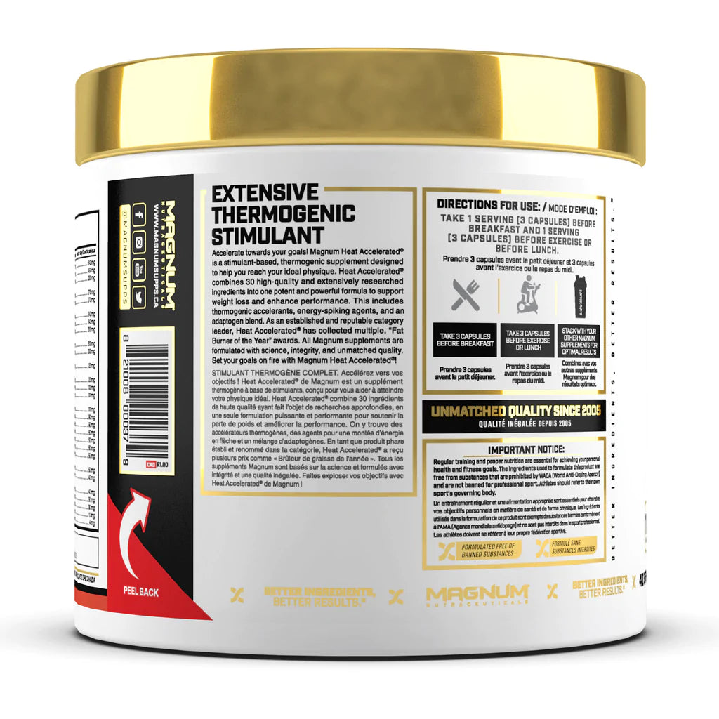 Magnum Nutraceuticals Heat Accelerated 120 gélules