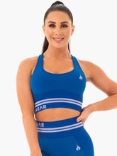 Ryderwear Freestyle Seamless Longline Sports Bra Blue