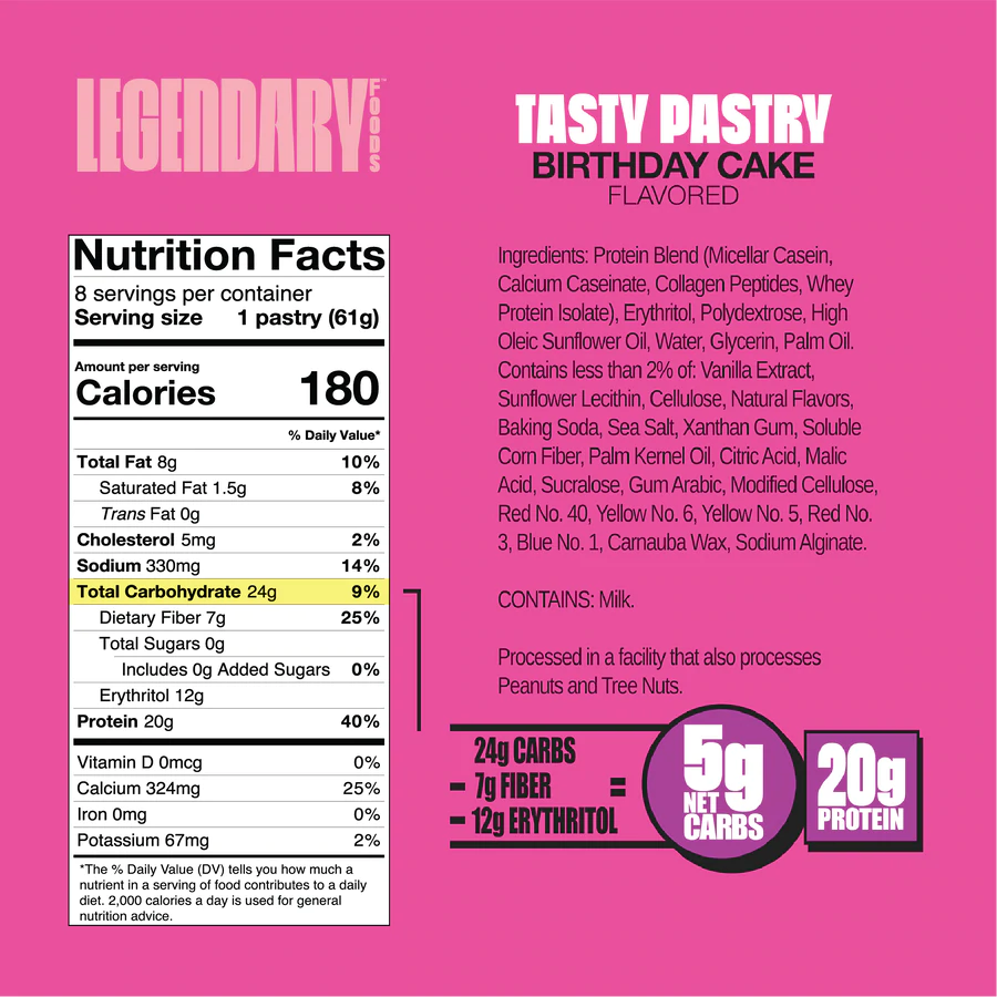 Legendary Foods Tasty Pastry 49g