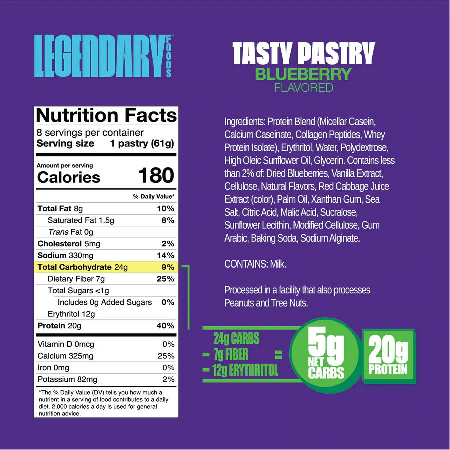 Legendary Foods Tasty Pastry 49g