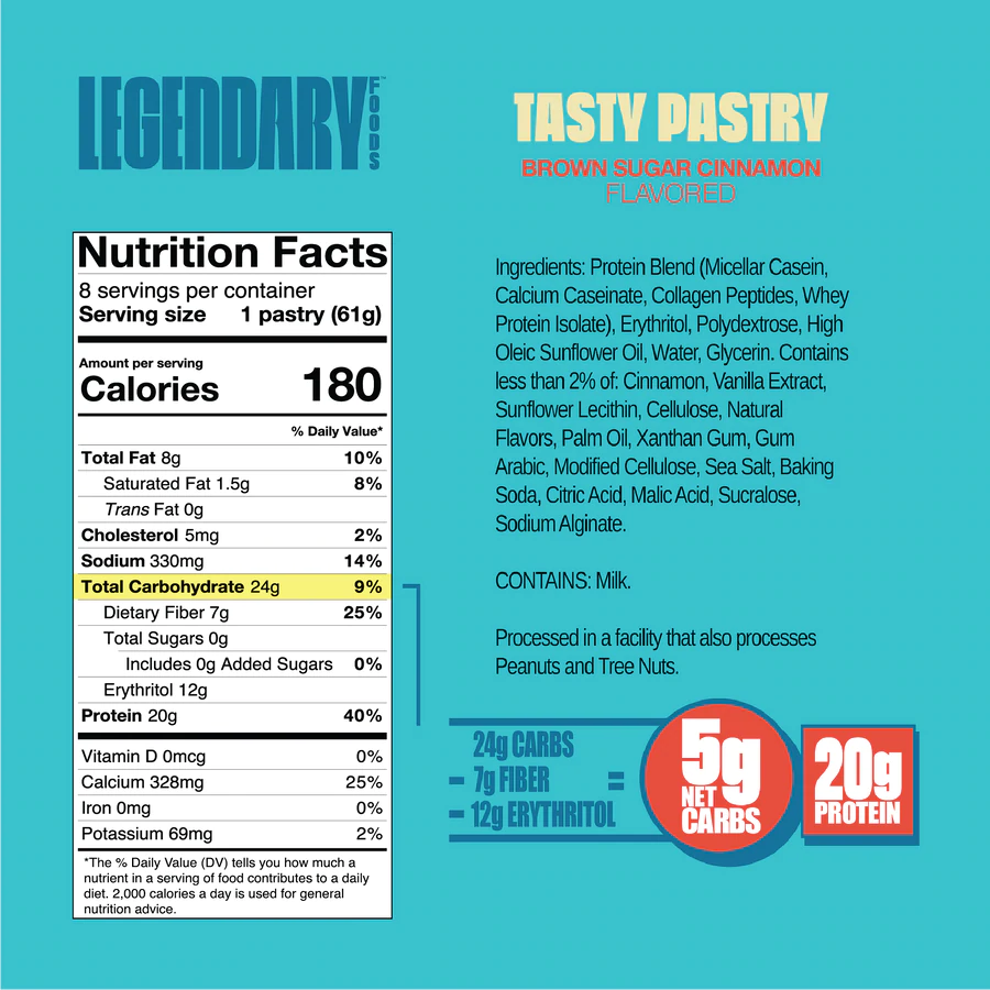 Legendary Foods Tasty Pastry 49g