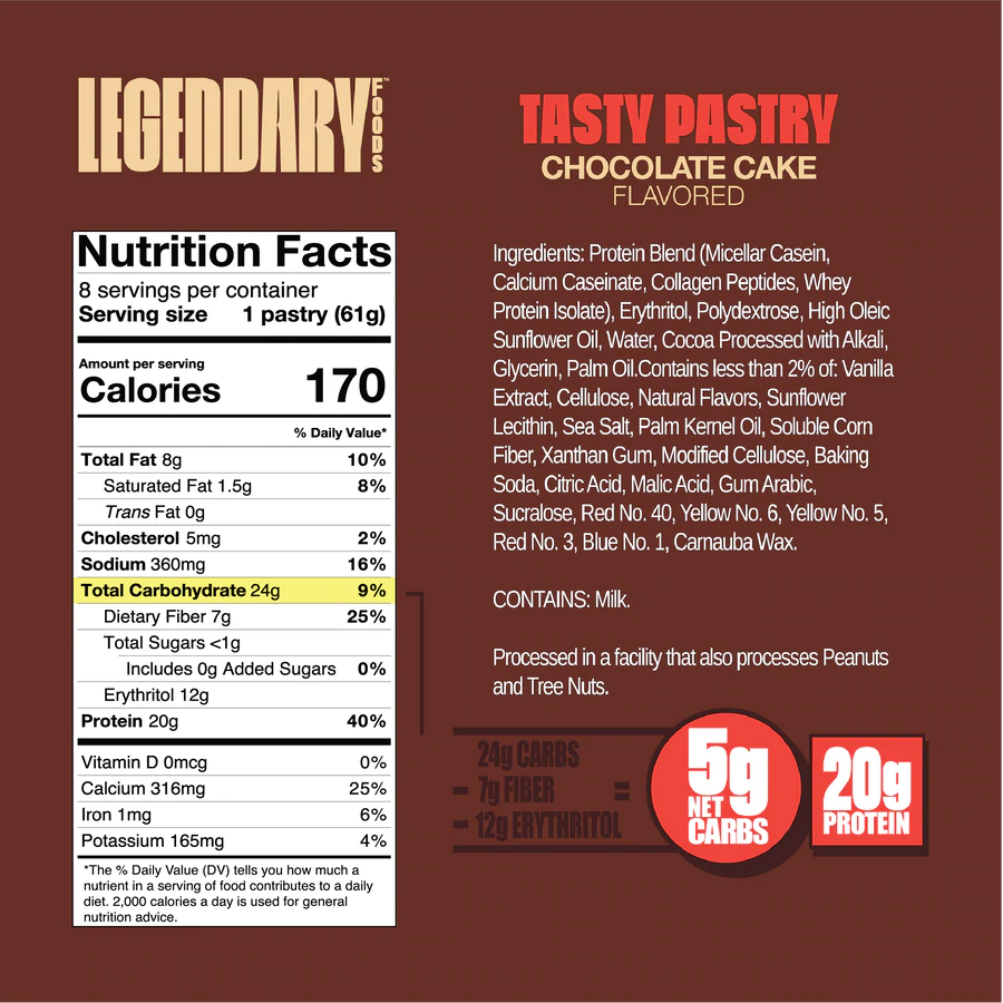 Legendary Foods Tasty Pastry 49g