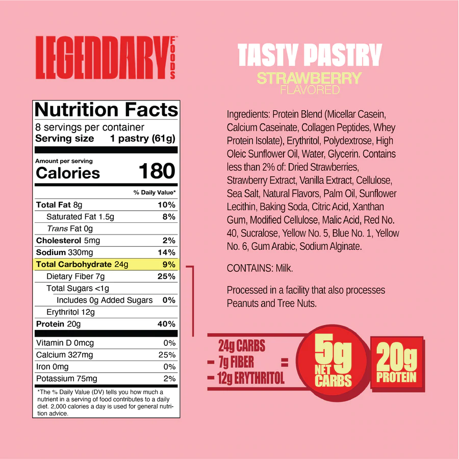 Legendary Foods Tasty Pastry 49g