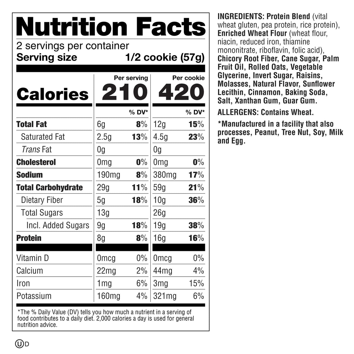 Lenny and Larrys - The Complete Cookie - 113g