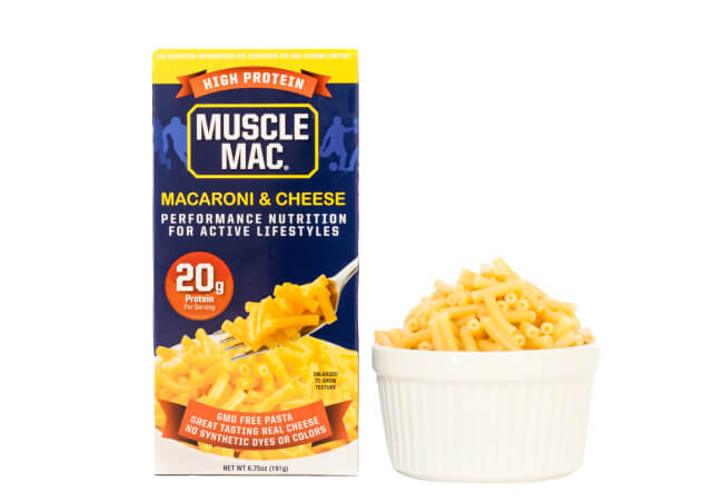 Muscle Mac - Macaronis au fromage riches en protéines - 191 g