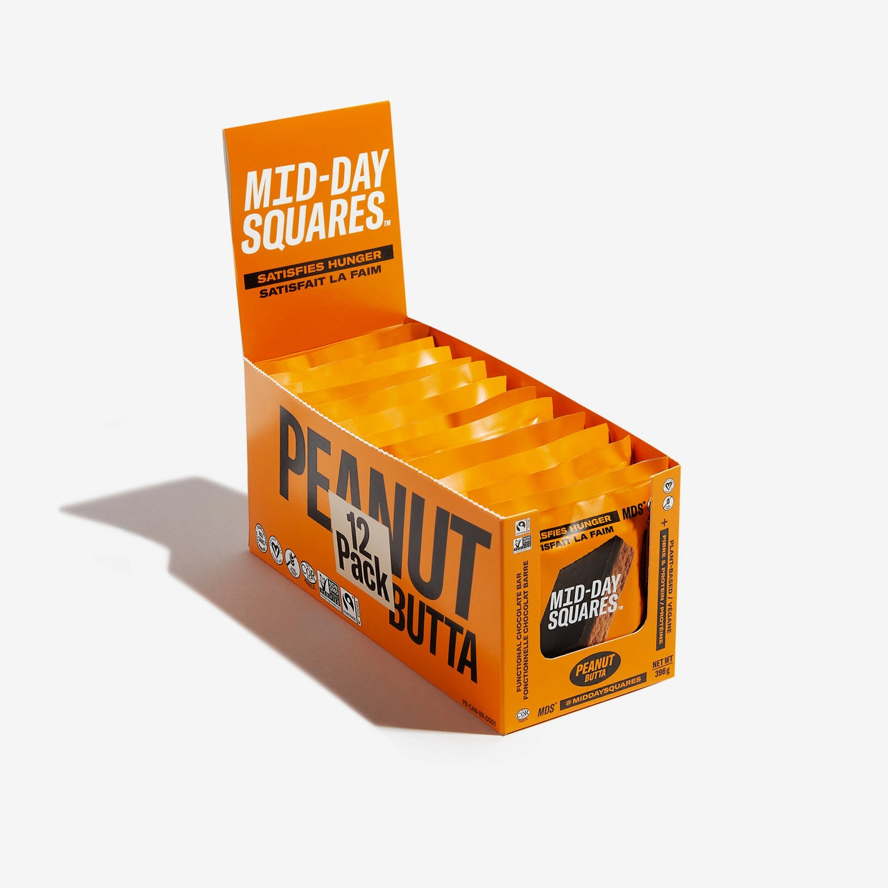 Mid-Day Square Peanut Butta 12x33g