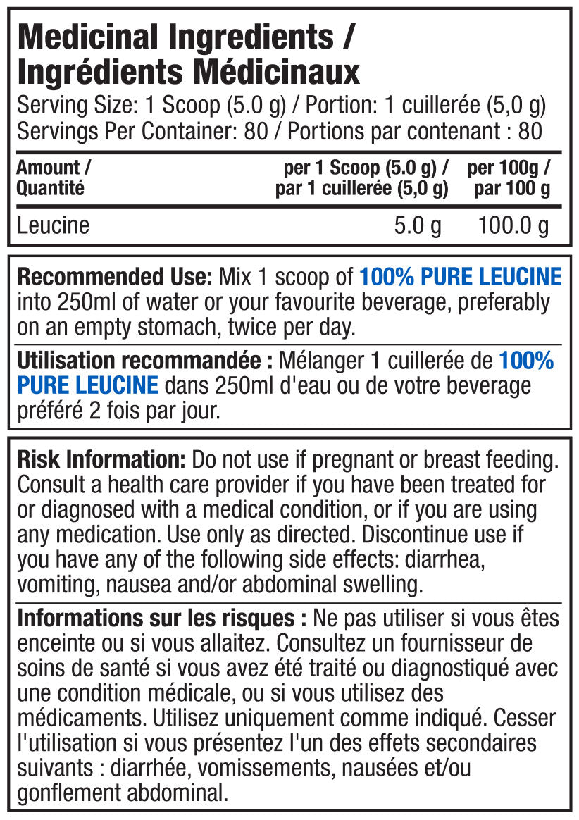 Pro Line - Leucine 100 % pure instantanée - 400 g