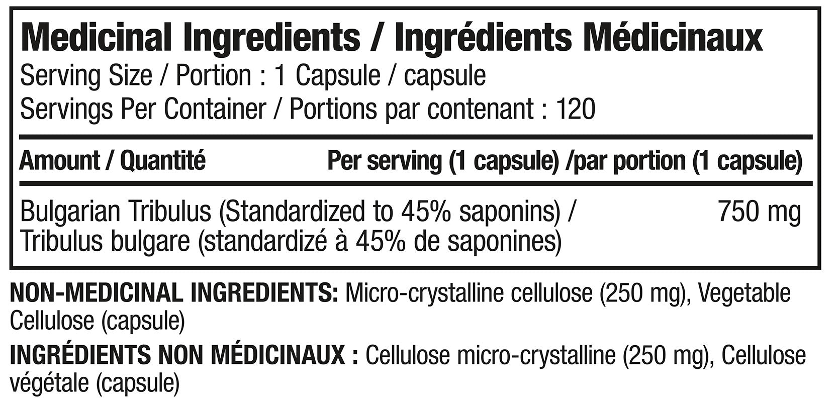 Pro Line - Bulgarian Tribulus - 120 caps