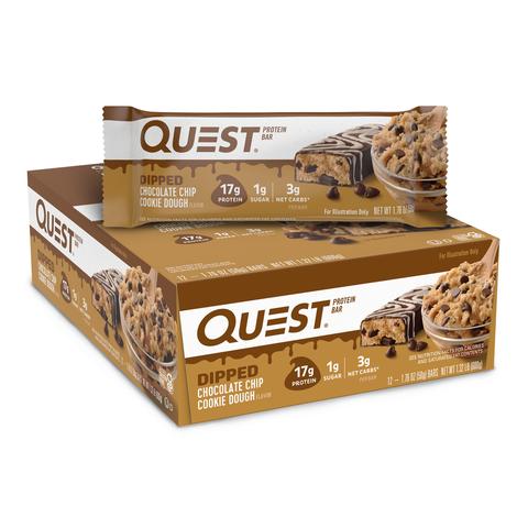 Quest Nutrition - Barre protéinée enrobée 50 g - Boîte de 12
