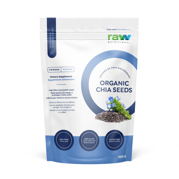 Raw Nutritional - Organic Chia Seeds 300g