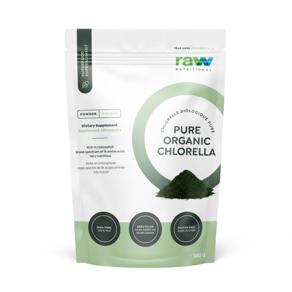 Nutrition crue - Chlorelle biologique pure 180 g