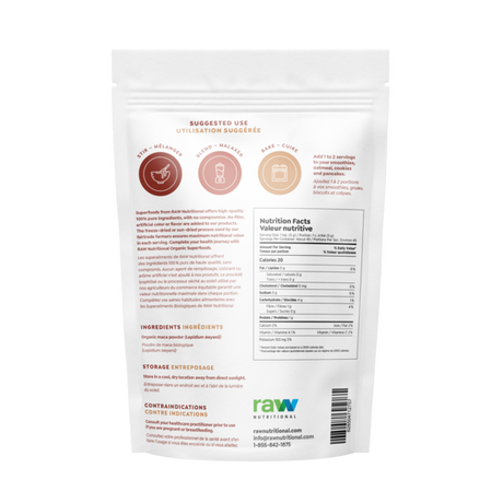 Raw Nutritional Organic Maca Powder 225g