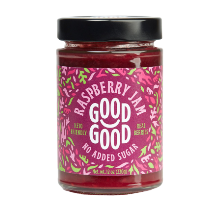 Good Good - Jam with Stevia No Sugar Added - 330g
