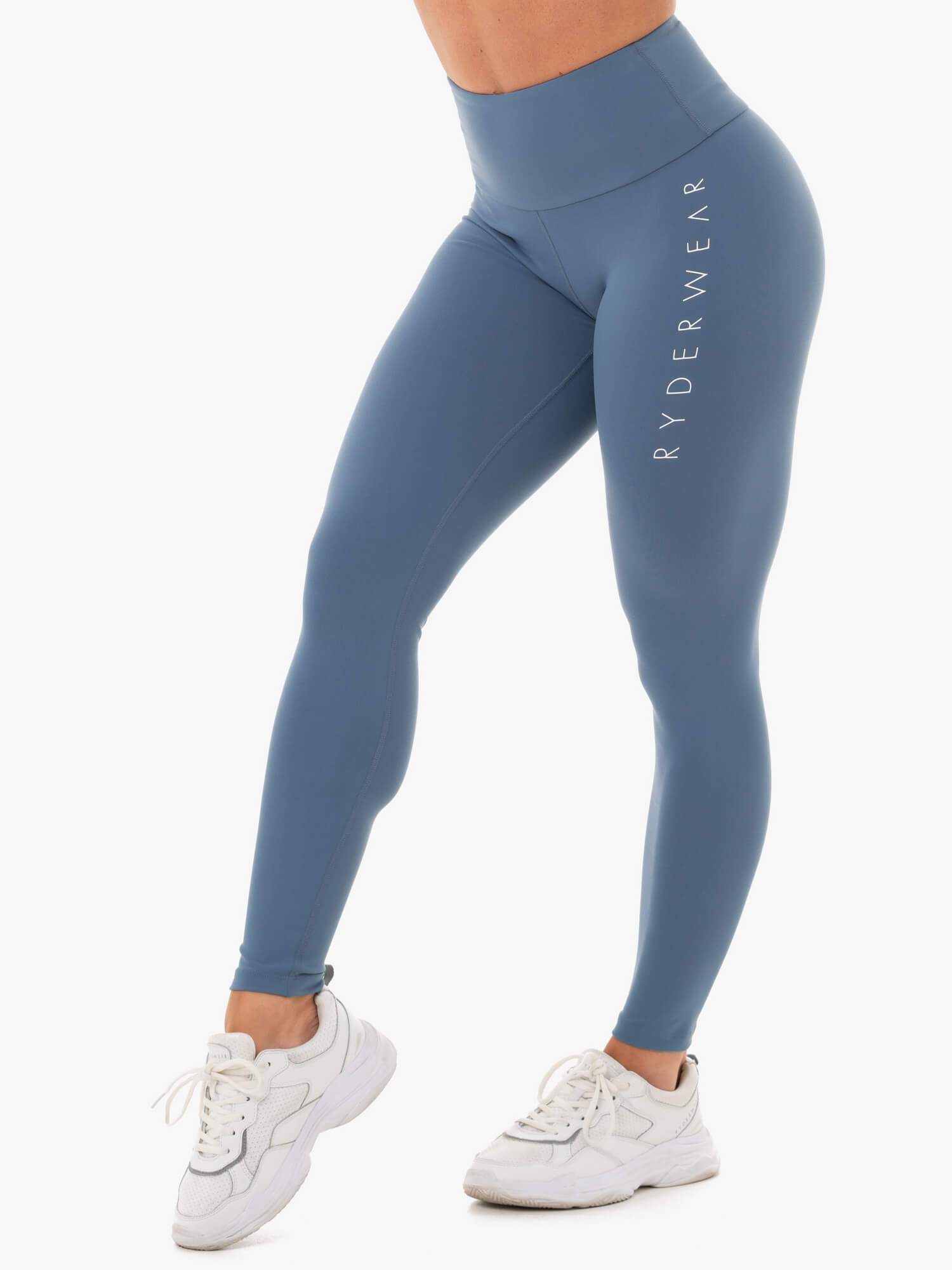 Ryderwear Staples Scrunch Bum Leggings Steel Blue