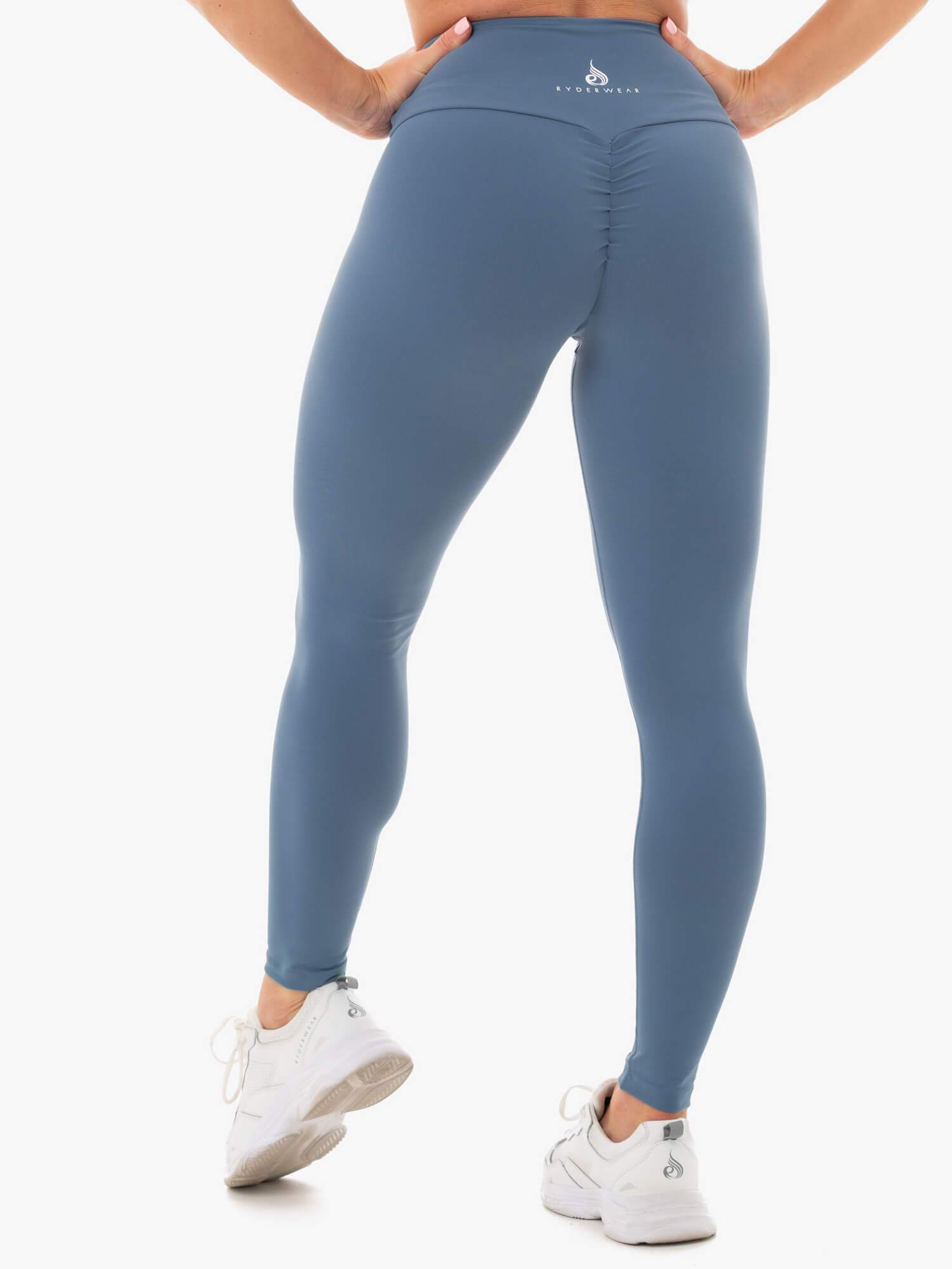 Ryderwear Staples Scrunch Bum Leggings Steel Blue